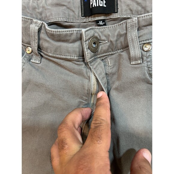 Paige Federal Straight Jeans Faded Black  Stretch Men’s Size 32-Has Spots - Picture 2 of 12